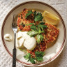 Cauliflower fritters.