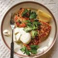 Cauliflower fritters.