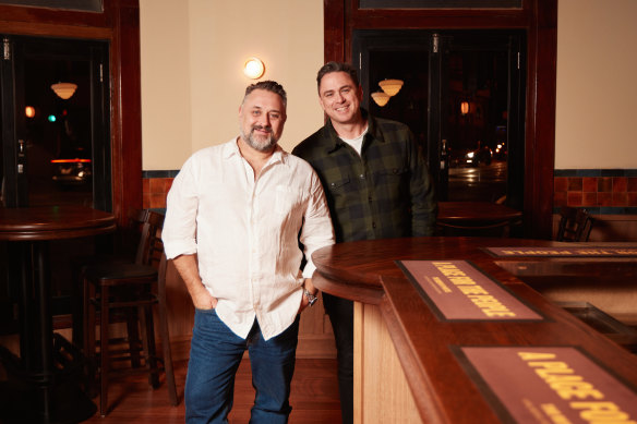 Beehive consulting chef Chris Rendell and co-owner Tony Pantano.