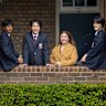 The head of English at North Sydney Boys and HSC students 