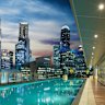 The rooftop pool.