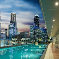 The rooftop pool.