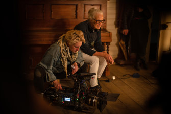 Film photographer Ari Wegner shoots The Power of the Dog with director Jane Campion. 