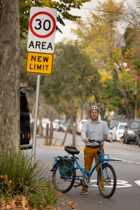 City of Yarra resident and head of Streets Alive advocacy group Jeremy Lawrence.