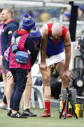 Max Gawn comes off on Queen’s Birthday.