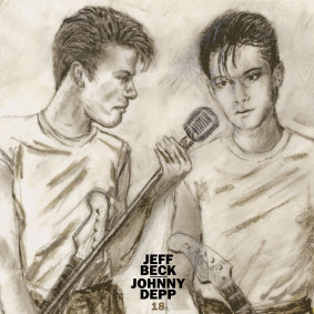 Cover art for “18,” an album by Jeff Beck and Johnny Depp