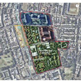 The estate redevelopment has been separated into three “sub-precincts”.