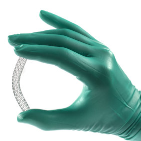 Doctors can widen the artery using a balloon. To keep it open, they insert a permanent metal tube called a stent.