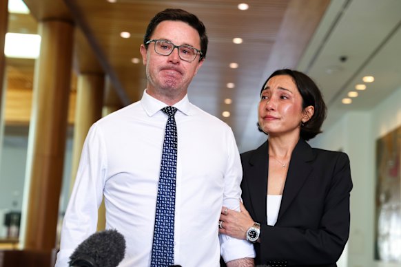 David Littleproud, along with his wife Amelia Dobson, announced their resignation as National Leader on Tuesday.