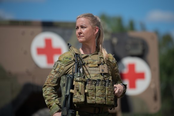 Lieutenant Colonel Kylie Hasse says being a nurse often involves upskilling.