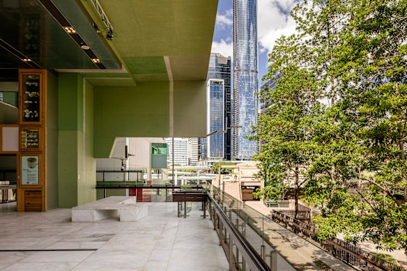 The Queensland Terrace, one of the library’s event spaces.