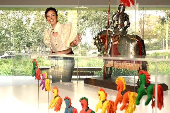 Hayden also celebrated her love of horses when curating the exhibition.