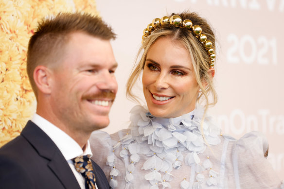 A good year ahead for David and Candice Warner.