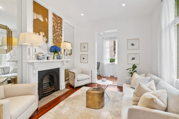 The two-bedroom terrace was sold for $3.32 million after a few weeks on the market.