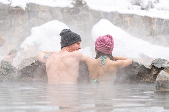 The hills around Steamboat Springs are bursting with hot springs.