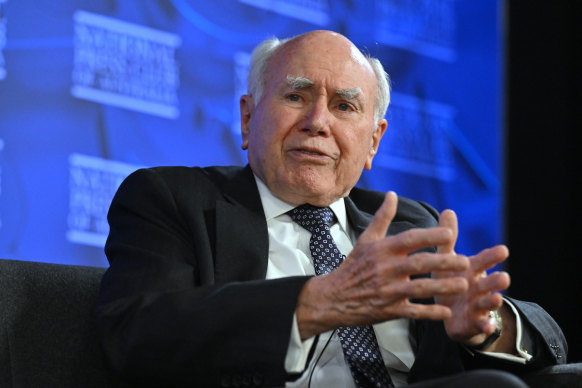 John Howard said he didn’t think there was any need for Scott Morrison to appoint himself to extra ministries.