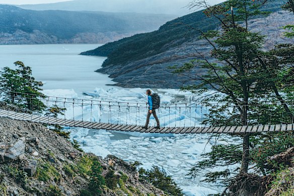 Grey glacier, Torres del Paine National Park.