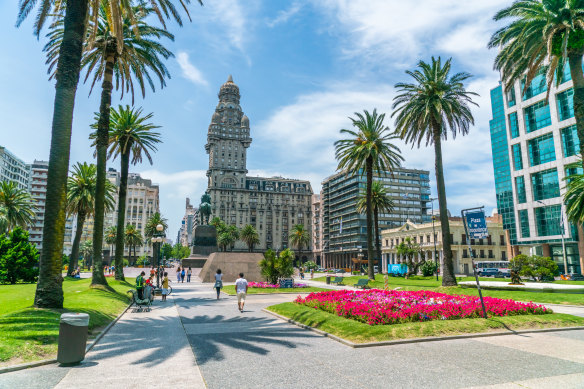 Independence Square, Montevideo.