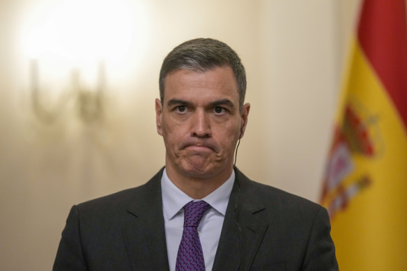 Spanish Prime Minister Pedro Sanchez.