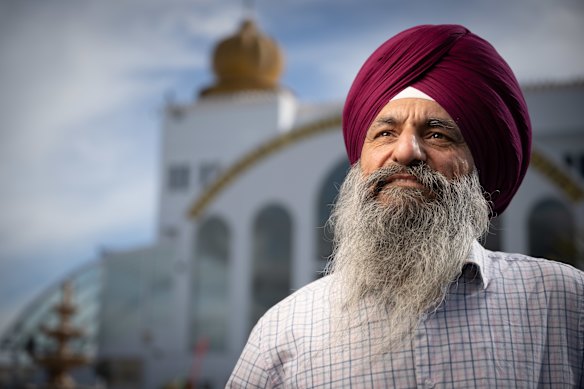 Dilbag Singh Sidhu, one of the organisers of the parade that police say cannot proceed this year.