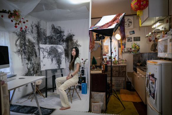 Mika Tamori, a Tokyo visual artist. 