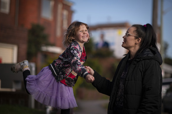 Laura Barnes said despite her daughter Imby being eligible to start kindergarten this year (she turned five on July 1), she decided to hold her back to start in 2023.