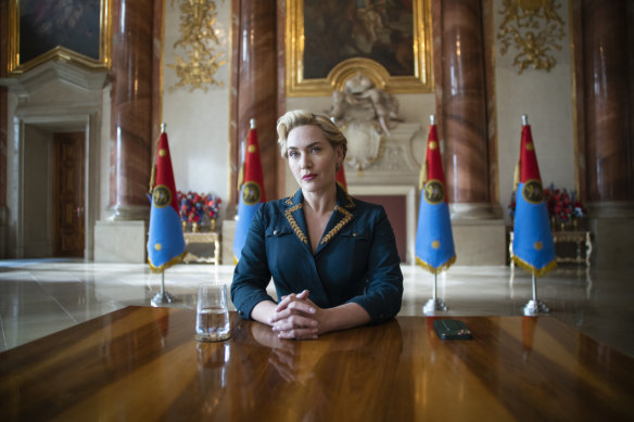 Kate Winslet plays the chancellor of a fictional European country in The Regime.