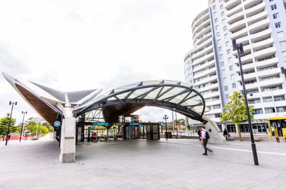 Castle Hill is the busiest new station on the Metro Northwest line.