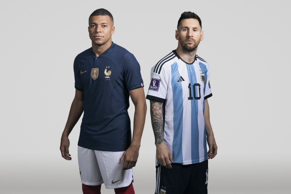 Kylian Mbappé and Lionel Messi, two of the world’s best footballers, will meet in the World Cup final.