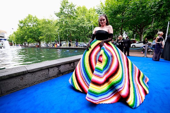 Anastasia Kogan at the NGV Gala at the National Gallery of Victoria in 2023.