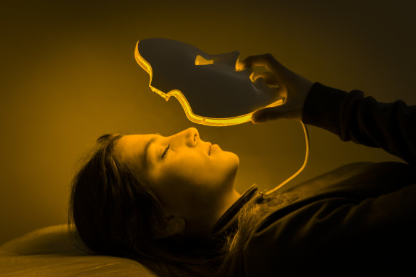 Red- and blue-spectrum LED lights can help to smooth wrinkles and zap bacteria.
