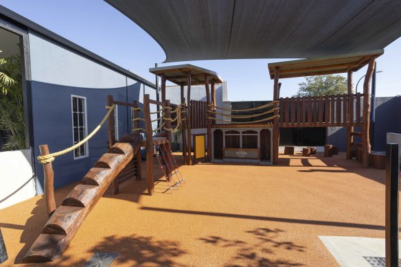 The play space at the Vic Park Hotel after its refit, all ready for the pitter patter of little feet. 