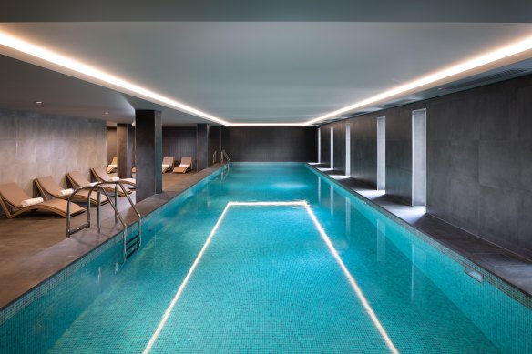There’s a guest gym as well as a pool at the DoubleTree.