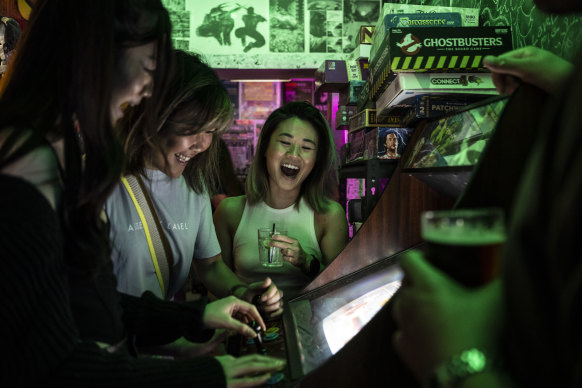 1989 Arcade Bar attracts adults who grew up with arcade games as well as patrons with a love of retro gaming.