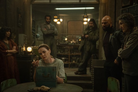 Silo’s production design is superb … if you can make it out in the dark.
