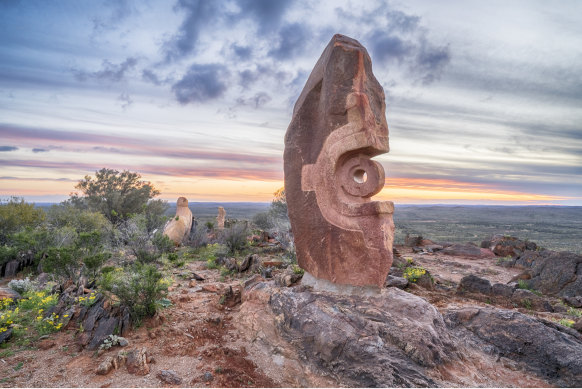 The Living Desert Sculptures are best enjoyed at sunset.