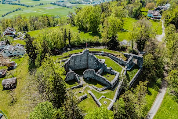 The trail takes in castles, both ruined and restored.
