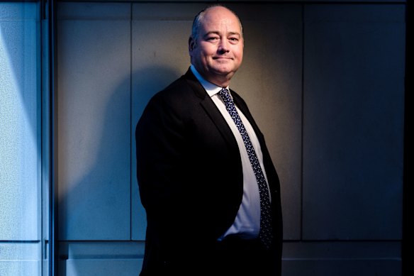 “I’ve just got to get through it”: NAB chief executive Andrew Irvine.