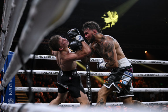 There was plenty of action in the Nikita Tszyu-Jack Brubaker bout.