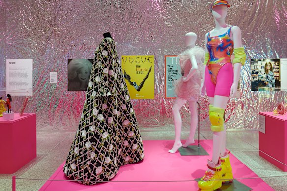 Life-size Barbie clothes.