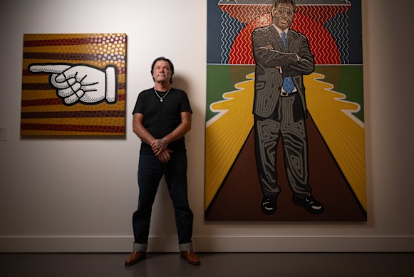 Blak Douglas is drawing record crowds to the Penrith Regional Gallery. 