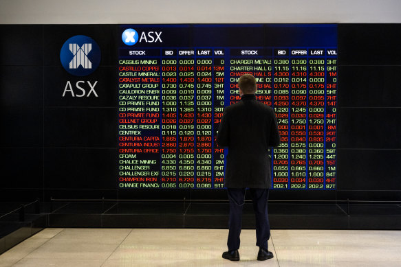 Australian shares defied a negative lead from Wall Street and traded higher on Wednesday.