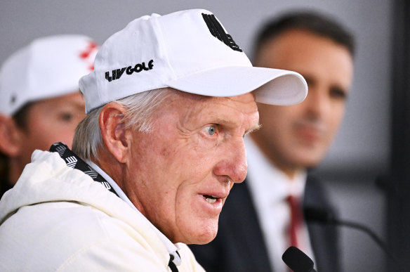 LIV Golf boss Greg Norman.