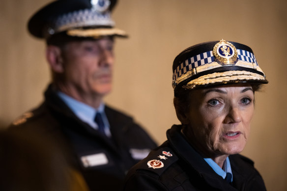 Catley insisted she retained confidence in NSW Police Commissioner Karen Webb.