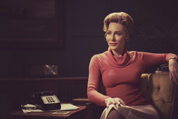 Cate Blanchett in <i>Mrs America</i>: anything but textbook.