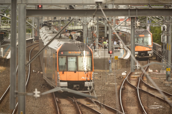 The heat caused Sydney Trains to reduce speeds on the network in parts of the city.