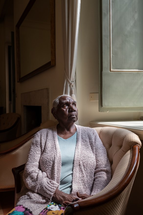 Miriam-Rose Ungunmerr-Baumann at the Australian Embassy at the Vatican.