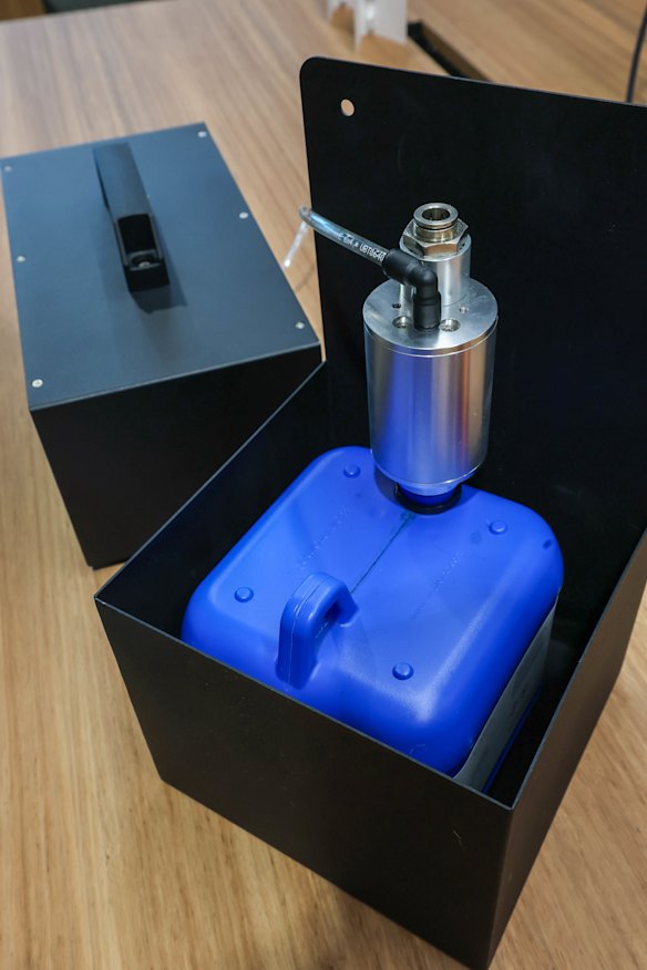 Air Aroma’s patented scent diffusing technology which is installed in ventilation systems.