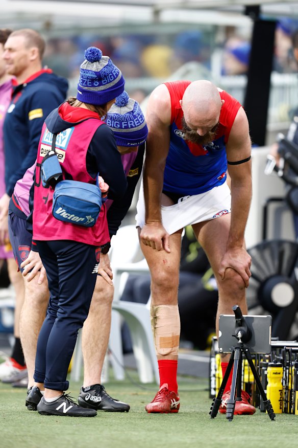 Max Gawn comes off on Queen’s Birthday.