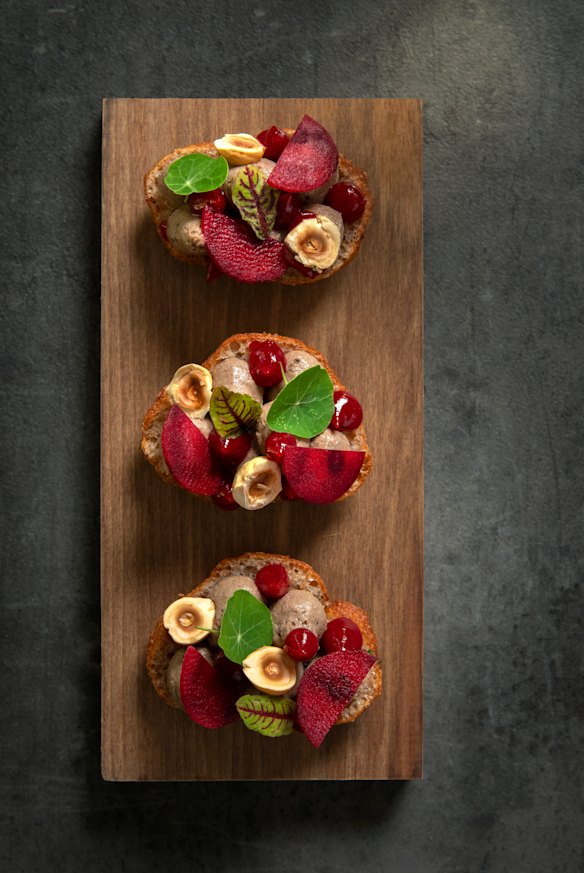 One of the dishes at Arbour restaurant, Blenheim.